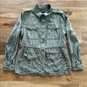 GAP Women's Utility Jacket - Olive Green